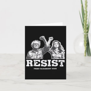 Resist Bernie Sanders Freedom Us National Service Card