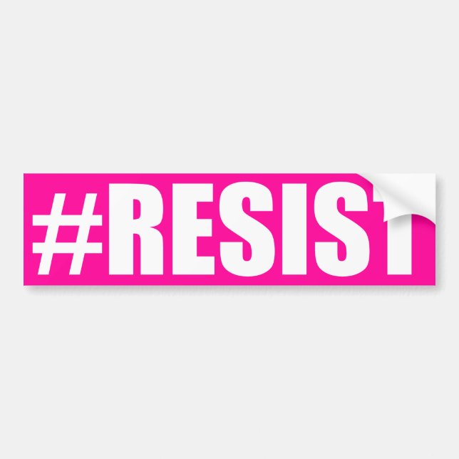 #RESIST BUMPER STICKER (Front)