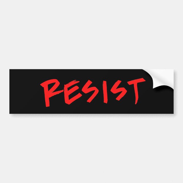 Resist Bumper Sticker (Front)