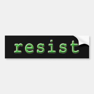 Resist Bumper Sticker