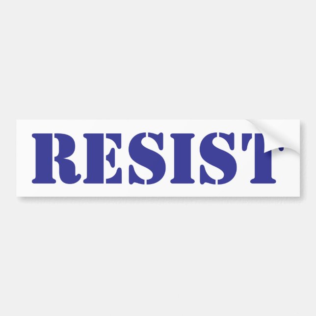 Resist Bumper Sticker (Front)