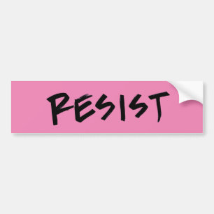 Resist Bumper Sticker-choose your colour! Sticker