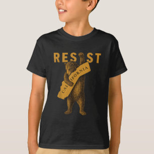 Resist California Bear  T-Shirt