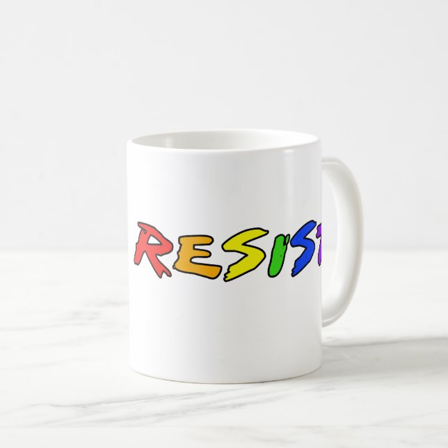 Resist! Coffee Mug (Front Right)