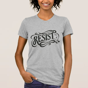 Resist Crewneck Tee - Heather Grey