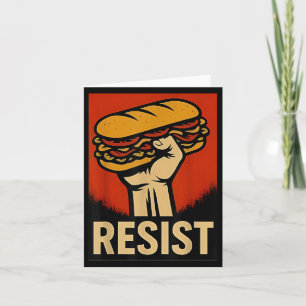 Resist Dc Sandwich Thrower Card