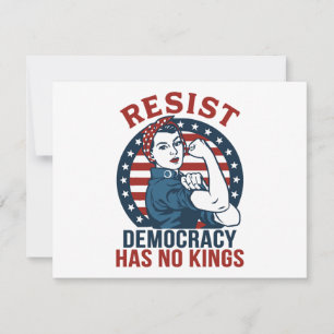 resist democracy has no kings invitation