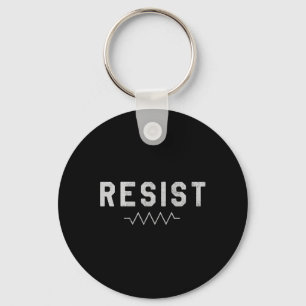 Resist Electrical Symbol For Resistance Shirt Key Ring