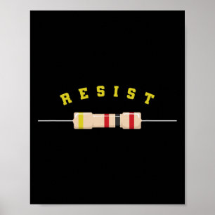 Resist Electronic Component Electronics Poster