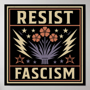 RESIST FASCISM POSTER