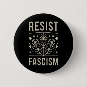 Resist Fascism Protest Trump Anti Trump 11 6 Cm Round Badge