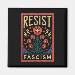 Resist Fascism Protest Trump Anti Trump _4 Magnet