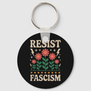 Resist Fascism Protest Trump Anti Trump 5 Key Ring