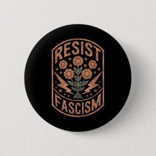 Resist Fascism Protest Trump Anti Trump  6 Cm Round Badge