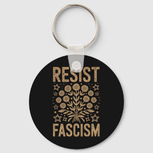 Resist Fascism Protest Trump Anti Trump Premium _1 Key Ring
