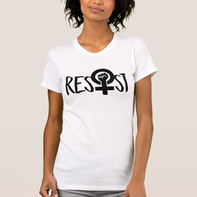 RESIST & FEMINIST T-Shirt (Front)