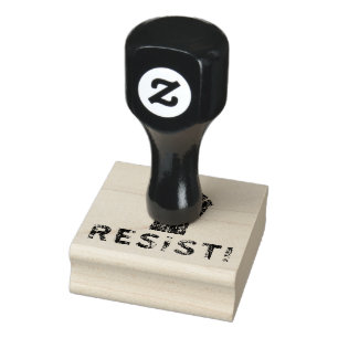 Resist Fist Rubber Stamp