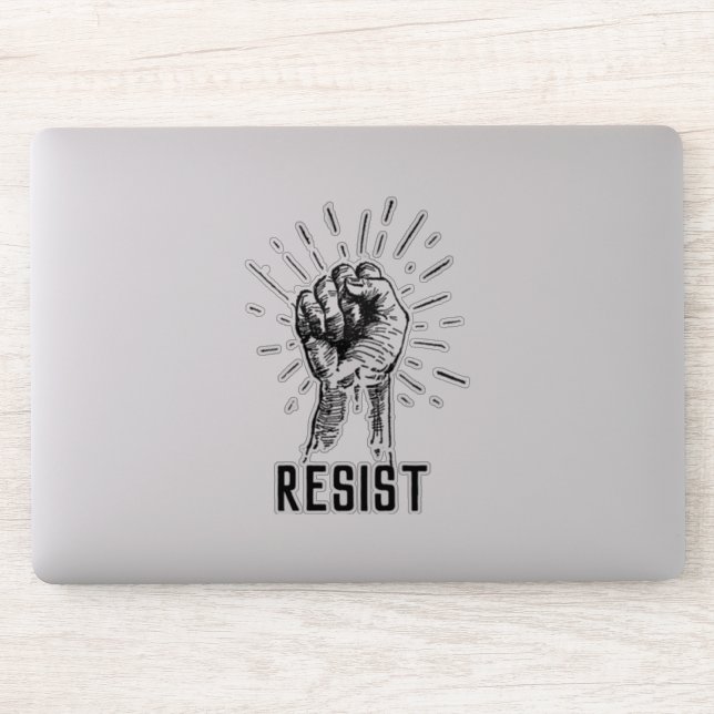 Resist Fist Sticker (Computer)