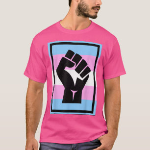 Resist Fist Transgender Flag Trans Pride T-Shirt