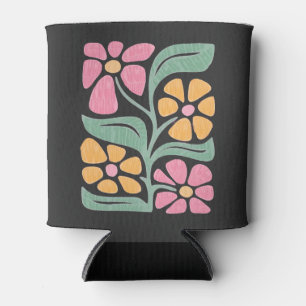RESIST Floral Anti Trump Political Protest Can Cooler
