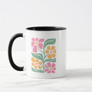 RESIST Floral Anti Trump Political Protest Mug