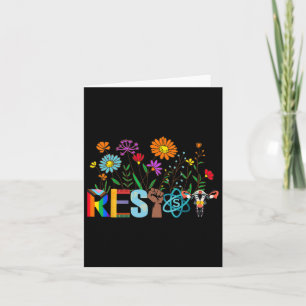 Resist Floral Anti Trump Political Protest Not My Card