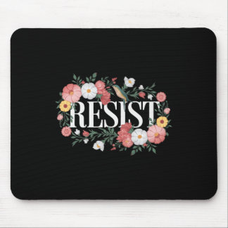 Resist Floral Protest Trump Anti Trump Premium  Mouse Pad