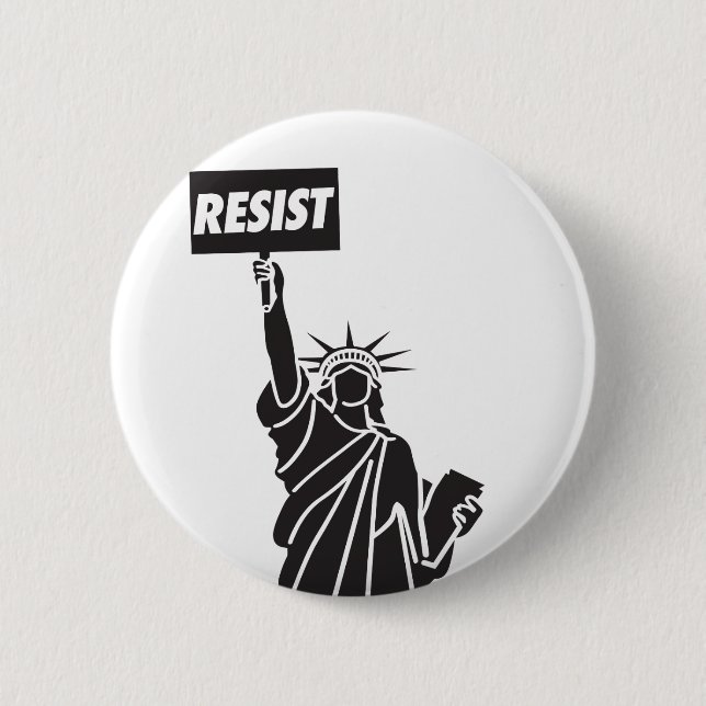 Resist_for_Liberty 6 Cm Round Badge (Front)