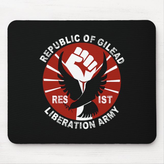 Resist- Gilead Liberation Army Civil Rights Activi Mouse Pad (Front)