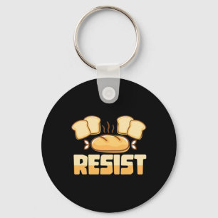 Resist Gluten Free  Key Ring
