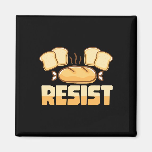 Resist Gluten Free  Magnet (Front)