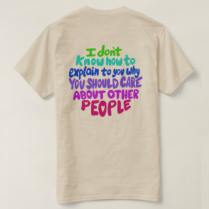Resist Hand Lettered T-Shirt