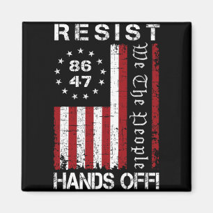 Resist Hands Off Protest 86 47 8647 Protest Save D Magnet