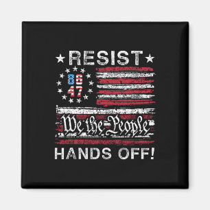 Resist Hands Off Social Security Medicare Medicaid Magnet