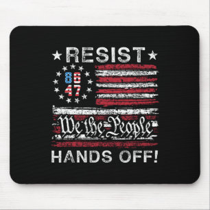 Resist Hands Off Social Security Medicare Medicaid Mouse Pad