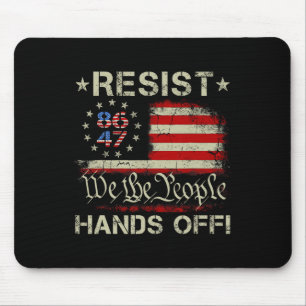 Resist Hands Off Social Security Medicare Medicaid Mouse Pad