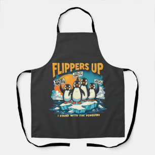 Resist I Stand With Penguins Apron