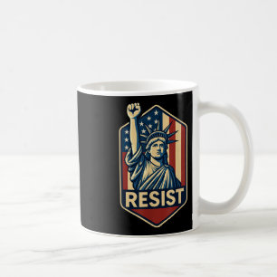 Resist - Lady Liberty Fist Coffee Mug