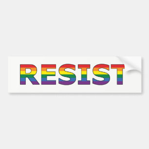 RESIST - LGBT BUMPER STICKER
