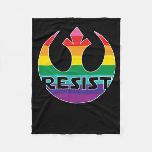 Resist Lgbt Oppression - Rebellion Resistance For Fleece Blanket