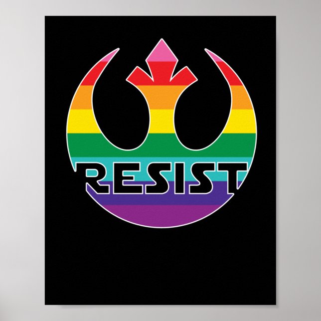 Resist Lgbt Oppression - Rebellion Resistance For  Poster (Front)