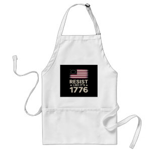 Resist Like It's 1776 American Conservative Flag Standard Apron