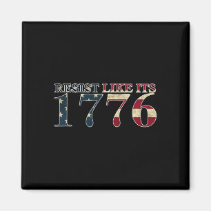 Resist Like Its 1776 - True Patriots - Vintage Gif Magnet
