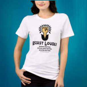 Resist Loudly Shirt   Logo