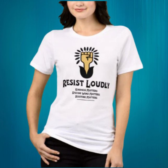 Resist Loudly Shirt | Logo (Creator Uploaded)