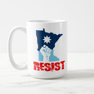 Resist Minnesota Raised Fist Coffee Mug