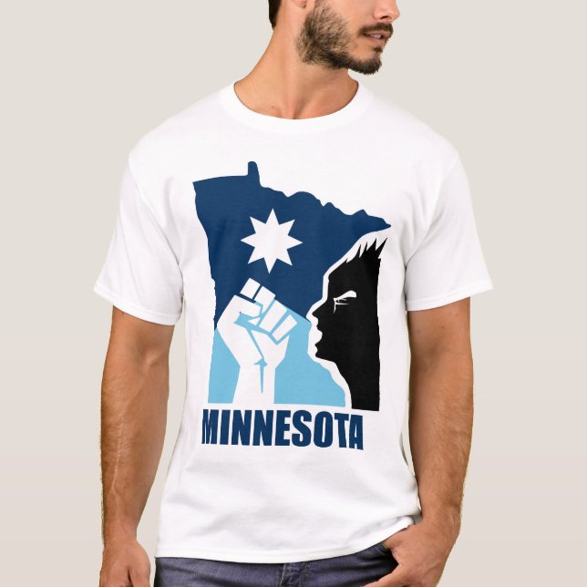 Resist Minnesota Raised Fist T-Shirt (Front)