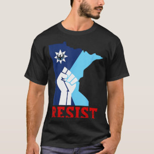 Resist Minnesota Rebel New State Artwork T-Shirt