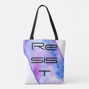 Resist, Nevertheless she Resisted rugged Tote Bag