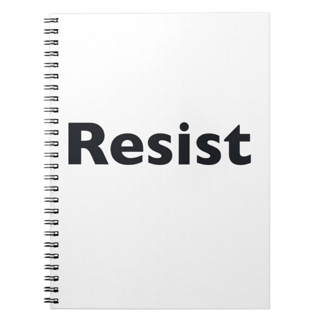 resist notebook (Front)